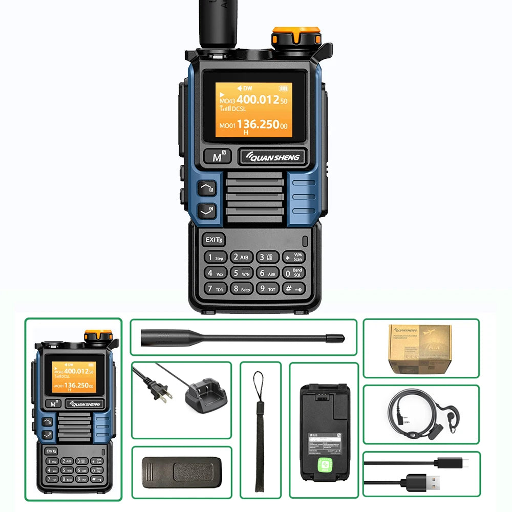 Quansheng UVK5 200 Channel AM FM DTMF Walkie Talkie