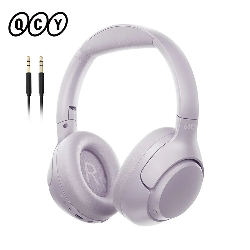 QCY H3 ANC Wireless Headphones Bluetooth Five Sixty Hour Battery