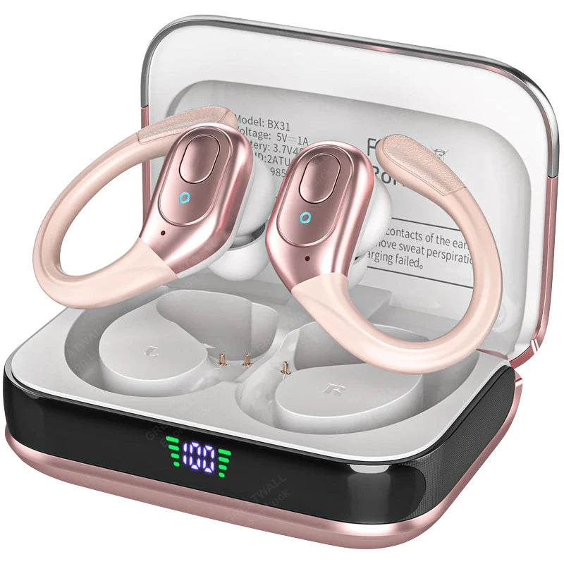 GREATWALL Wireless Bluetooth Earphones 5.3 With Noise Cancellation