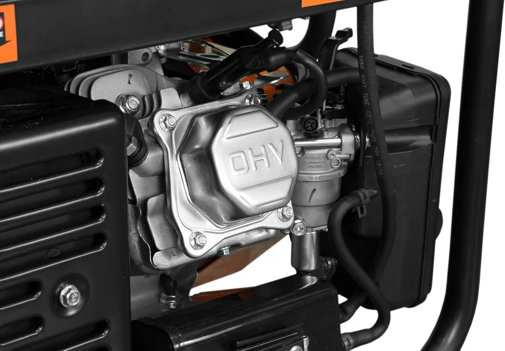Dual Fuel Portable Generator With Electric Start And Wheel Kit