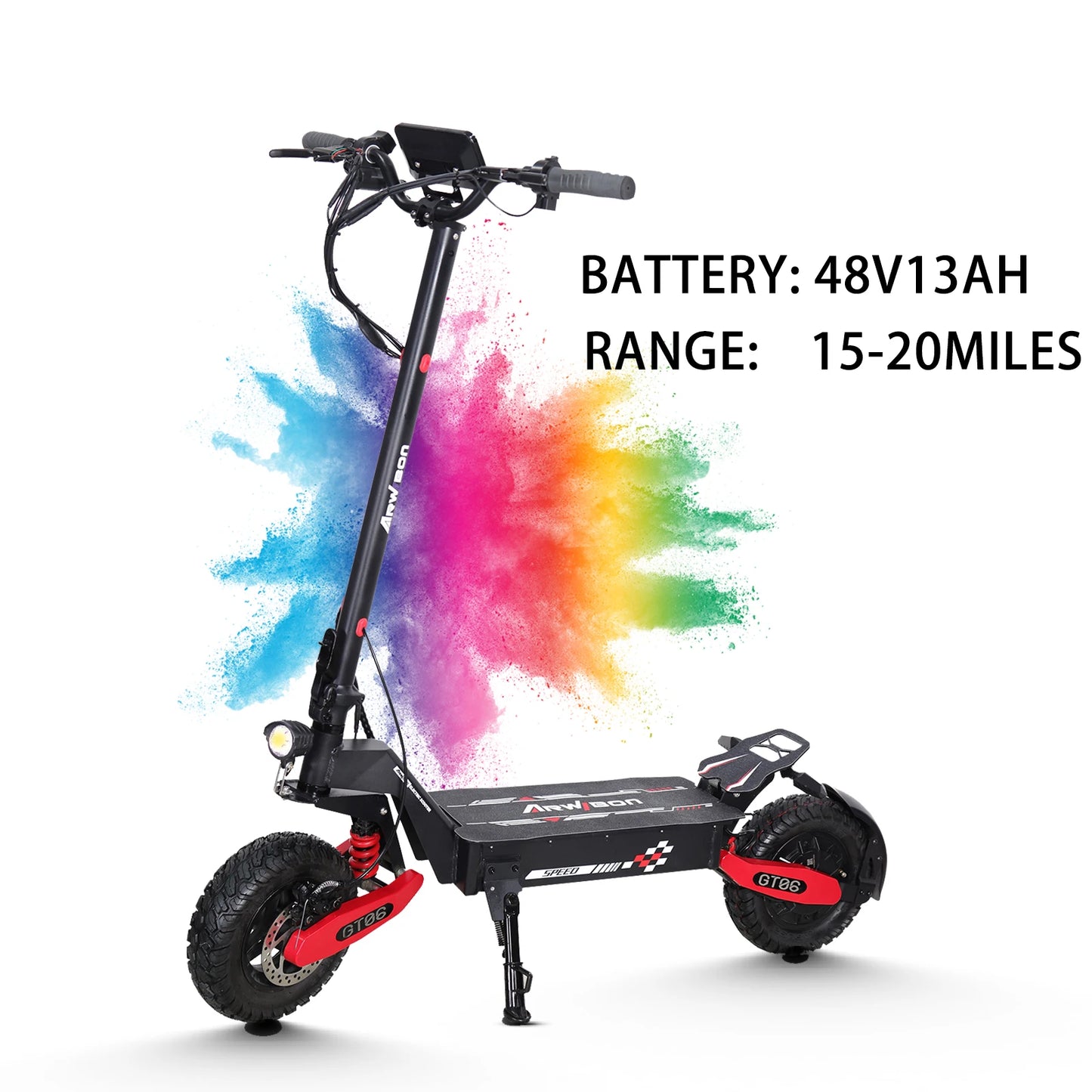 Arwibon GT06 Foldable Electric Scooter 1200W For Adults
