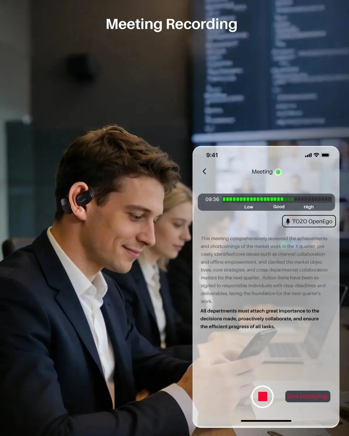 Open Earbuds With Real Time Translation