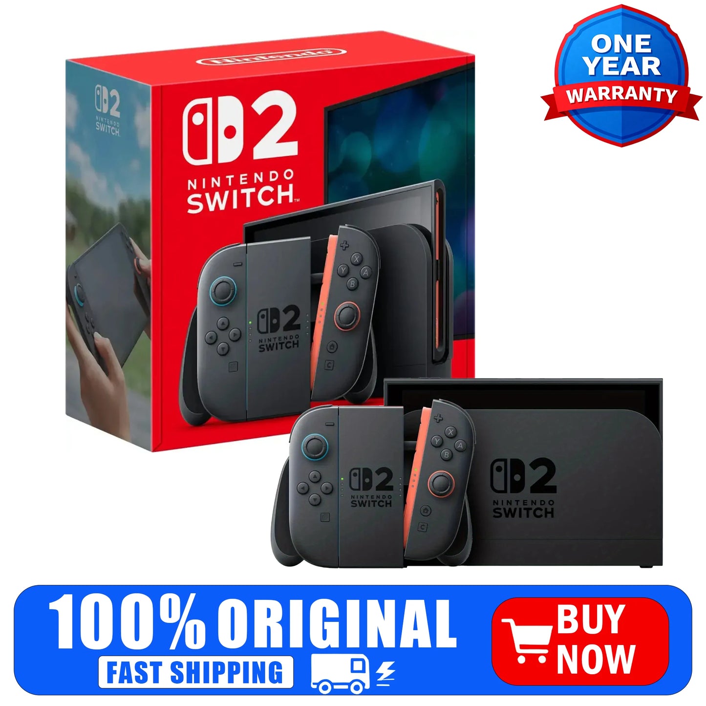Nintendo Switch 2 Console System US Version Enhanced Performance