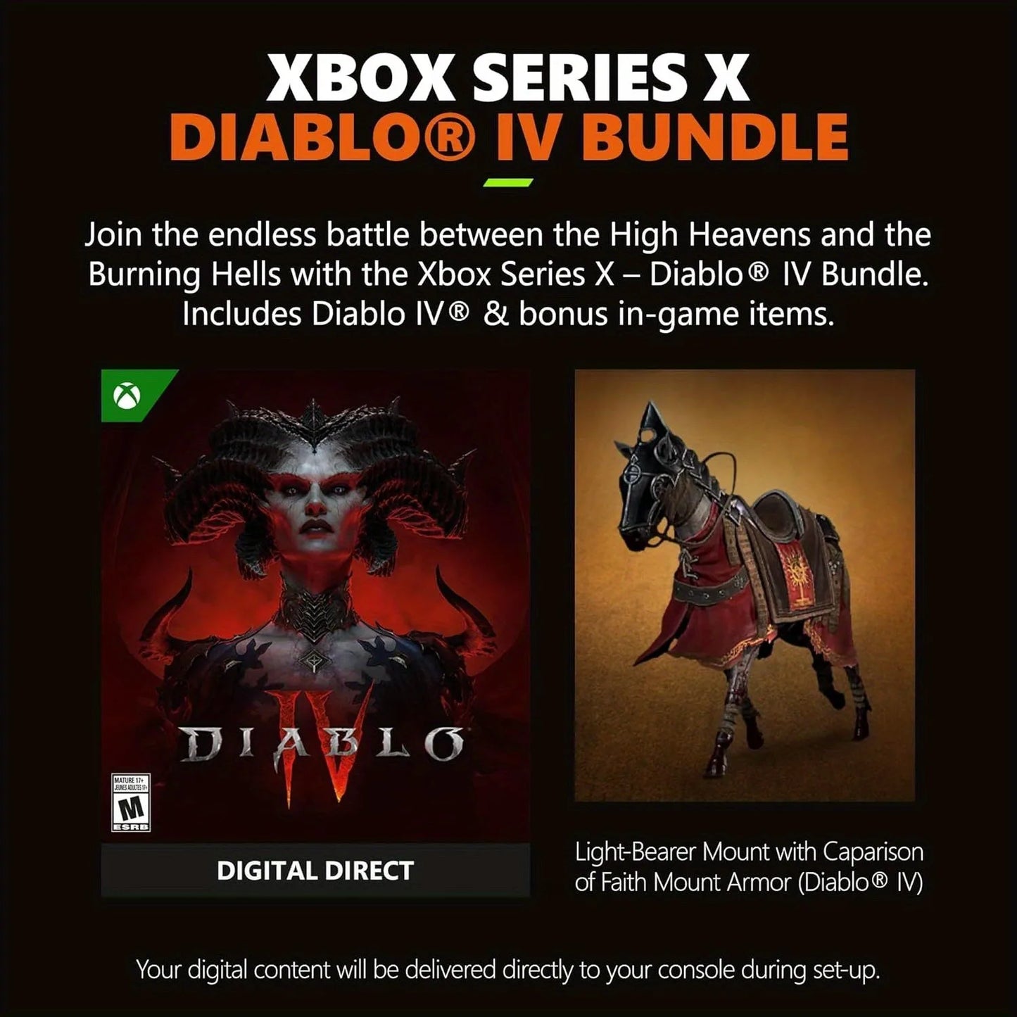 Microsoft Xbox Series X Diablo IV Bundle Console Edition