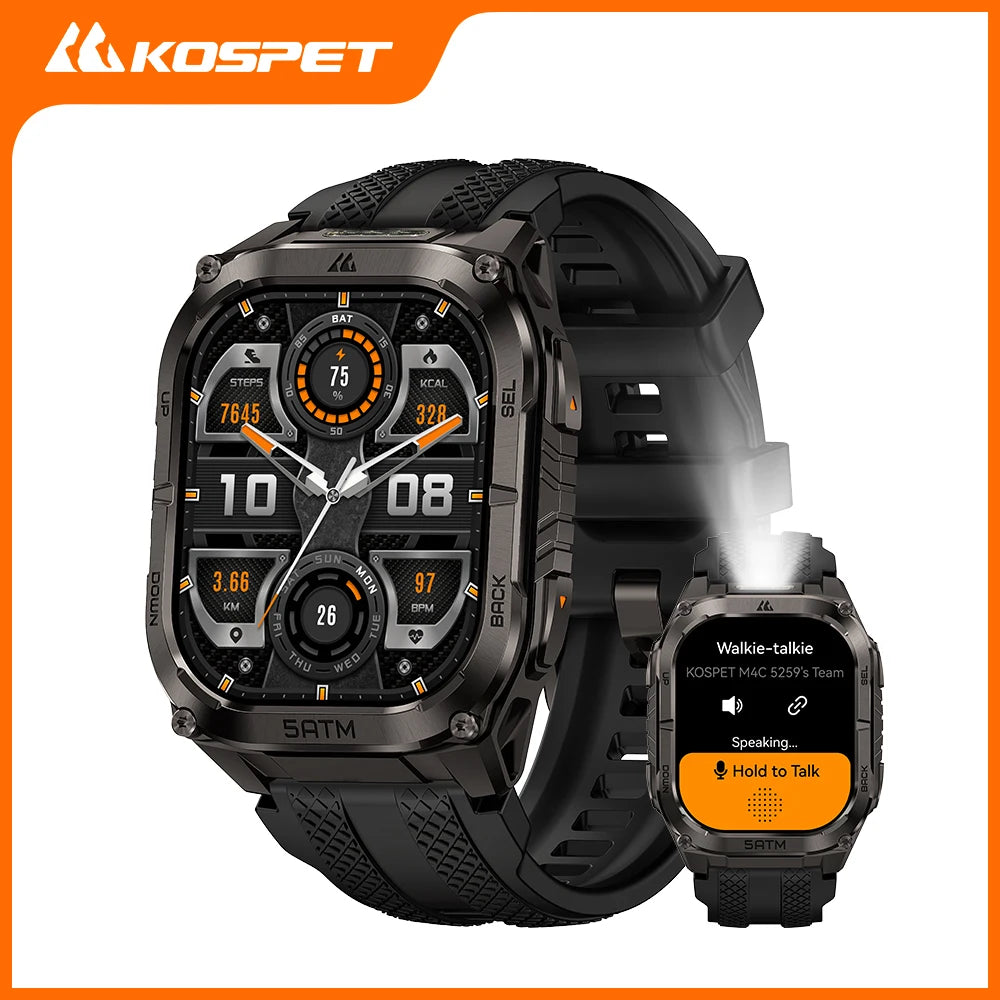 KOSPET Tank M4C Rugged Military-Grade Smartwatch GPS