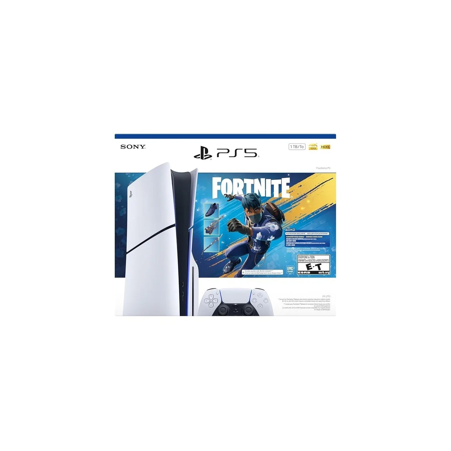 Sony PlayStation 5 Disc Console Fortnite Flowering Chaos Bundle