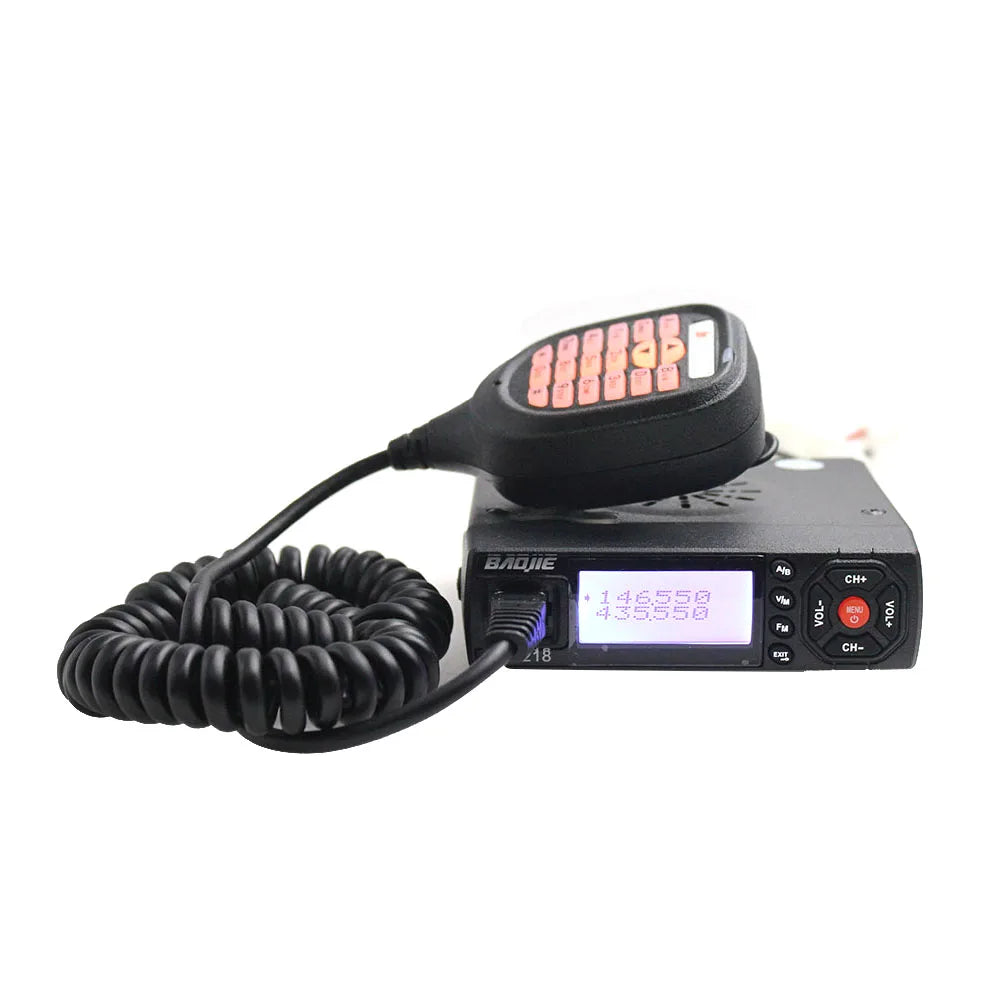 BaoJie BJ-218 High Power Dual Band Mini Mobile Walkie Talkie