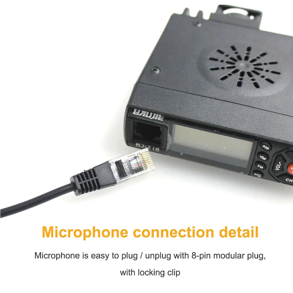 BaoJie BJ-218 High Power Dual Band Mini Mobile Walkie Talkie