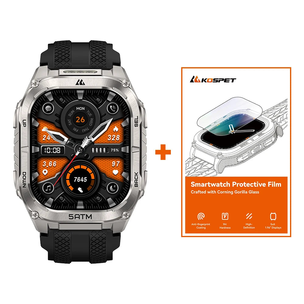 KOSPET Tank M4C Rugged Military-Grade Smartwatch GPS