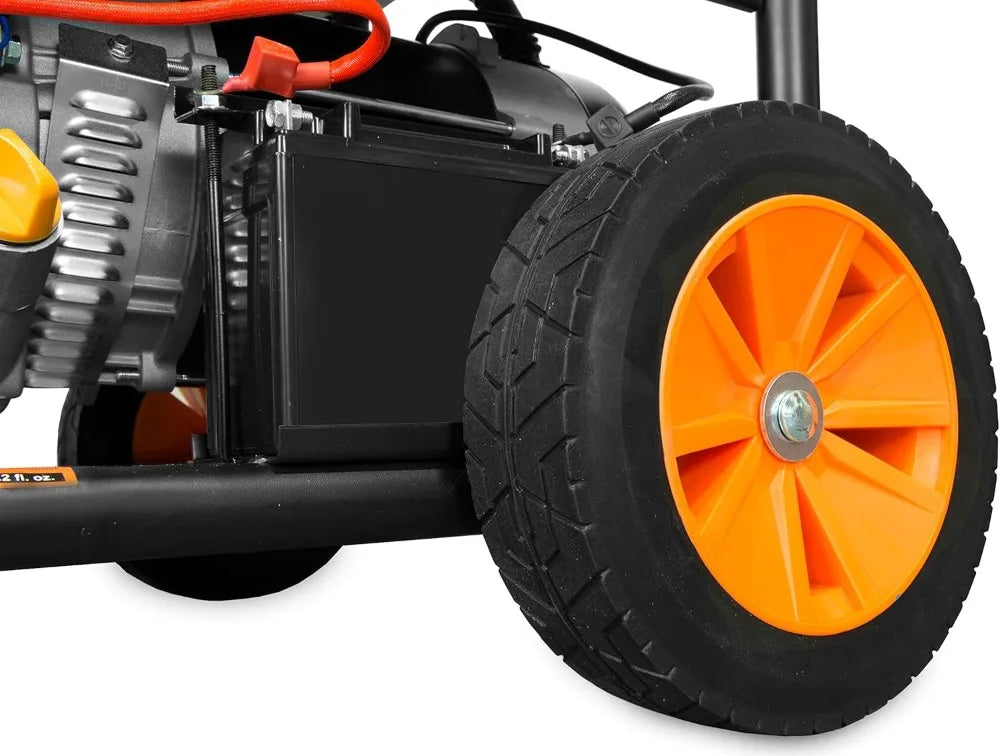 Dual Fuel Portable Generator With Electric Start And Wheel Kit