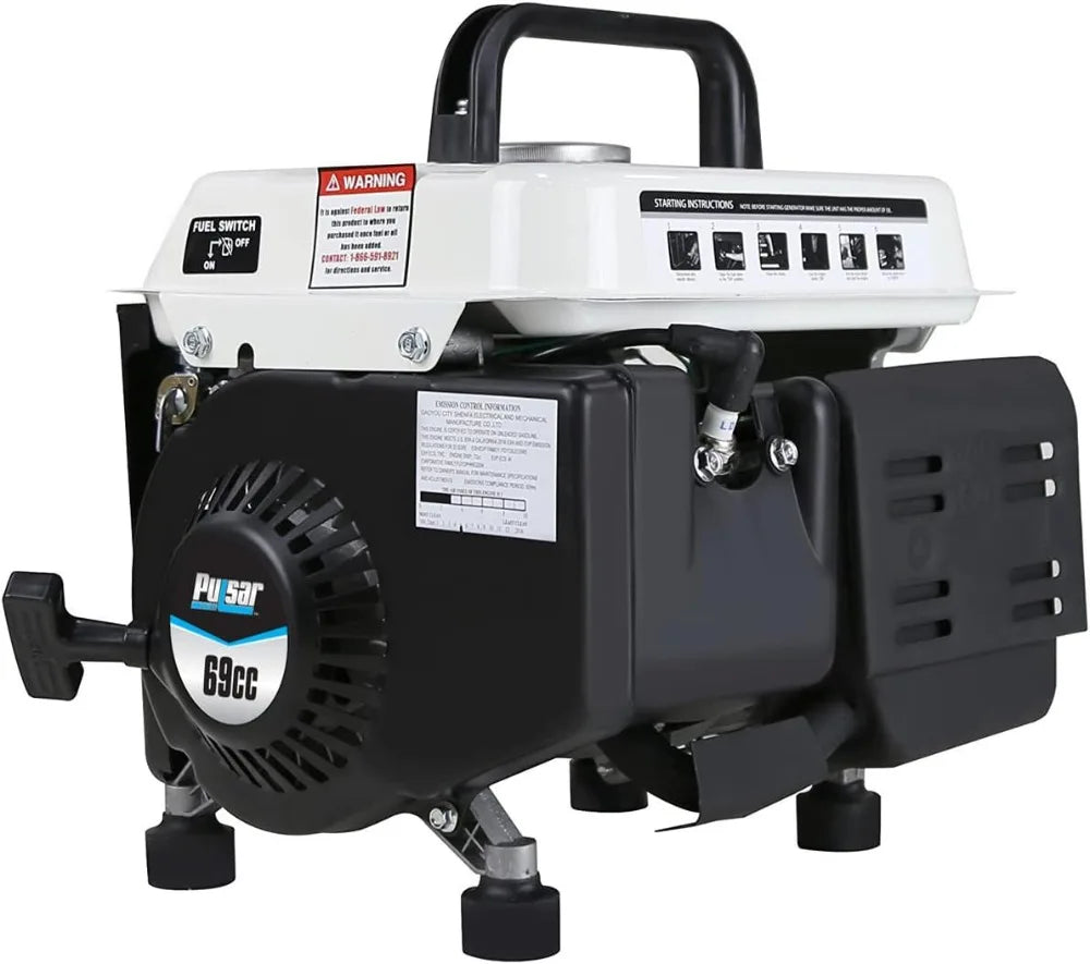 Portable 1200W Gas Generator 2 Stroke With 900 Watts