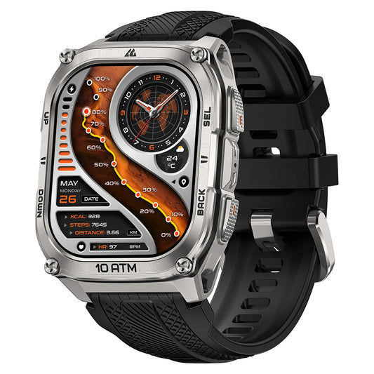 KOSPET Tank M4 Smartwatch GPS, Offline Maps, 6 Satellites, 10ATM
