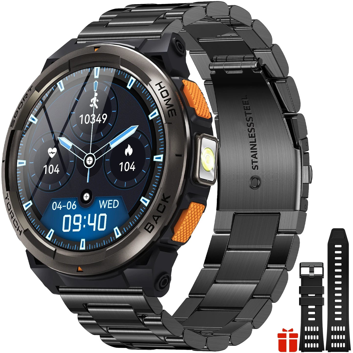EIGIIS KE5 Smart Watch 3ATM Waterproof With Compass Altitude Barometer