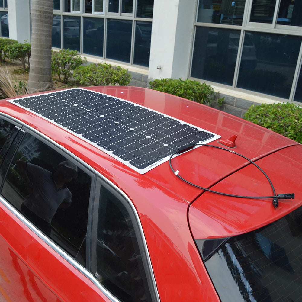 200W Flexible Monocrystalline Solar Panel for Home RV Boat Camping