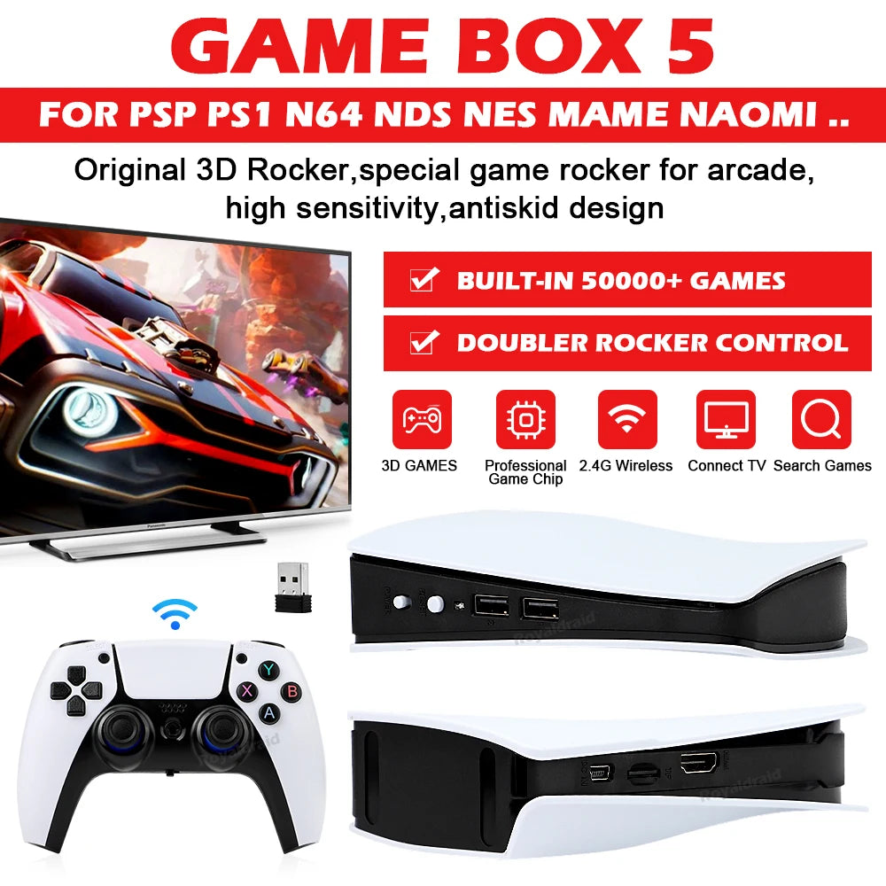 Ispoofer GB5 Retro Game Console With 40000 Built In Games