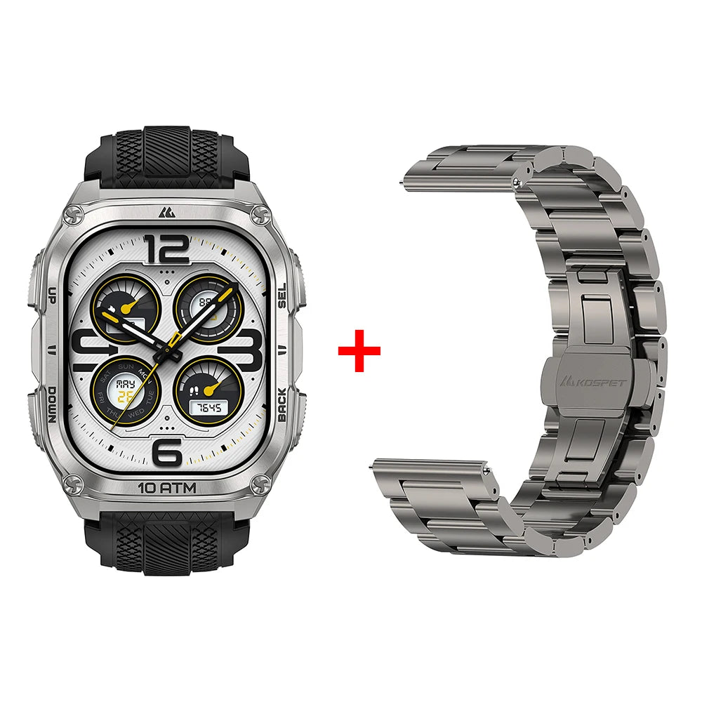 KOSPET Tank M4 Smartwatch 6 Satellite GPS And Offline Maps