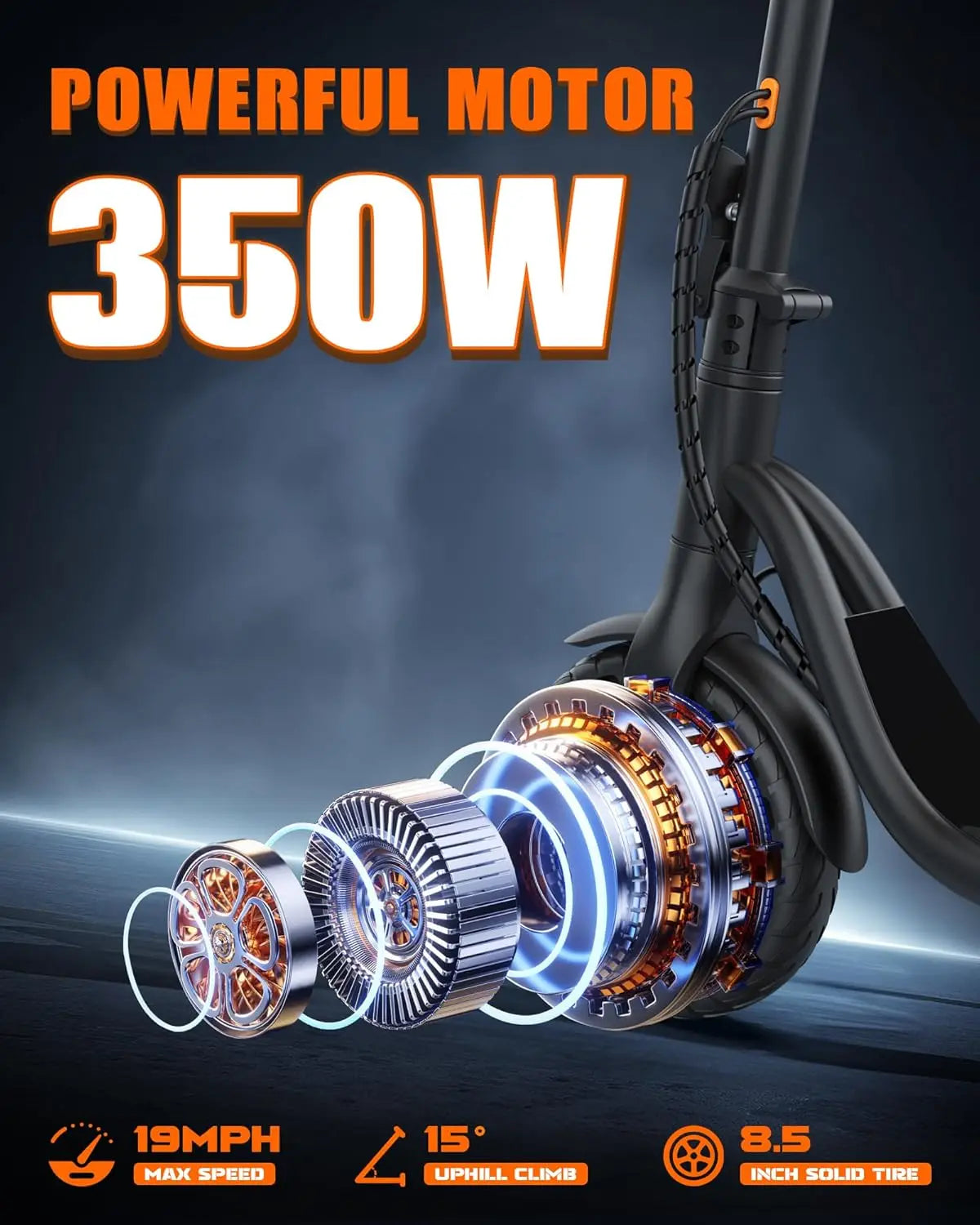 Maxshot Electric Scooter 350W Foldable With App Control