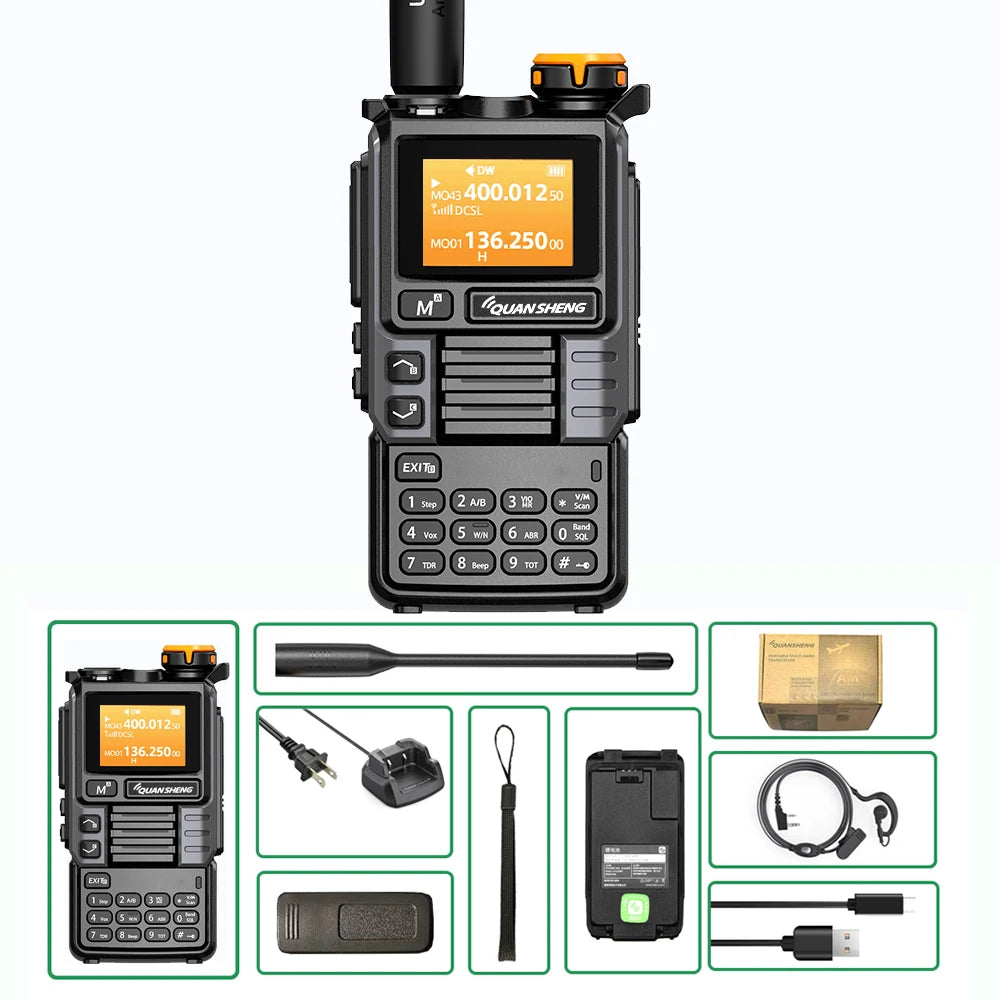 Quansheng UVK5 200 Channel AM FM DTMF Walkie Talkie