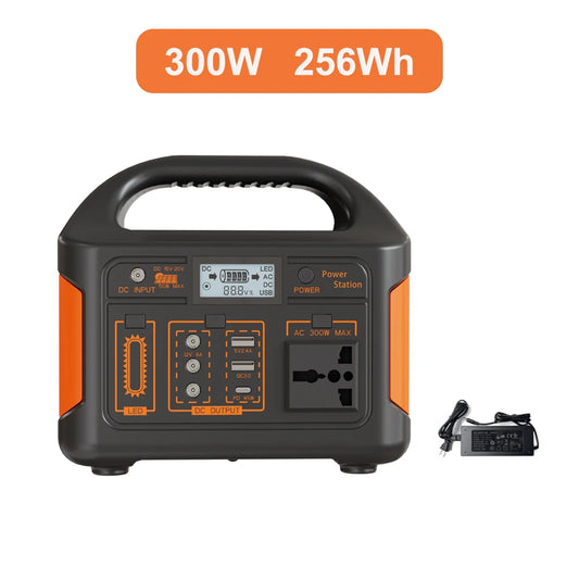 GaiaRay 500W Portable Power Station 110V Solar Generator LiFePO4 Battery