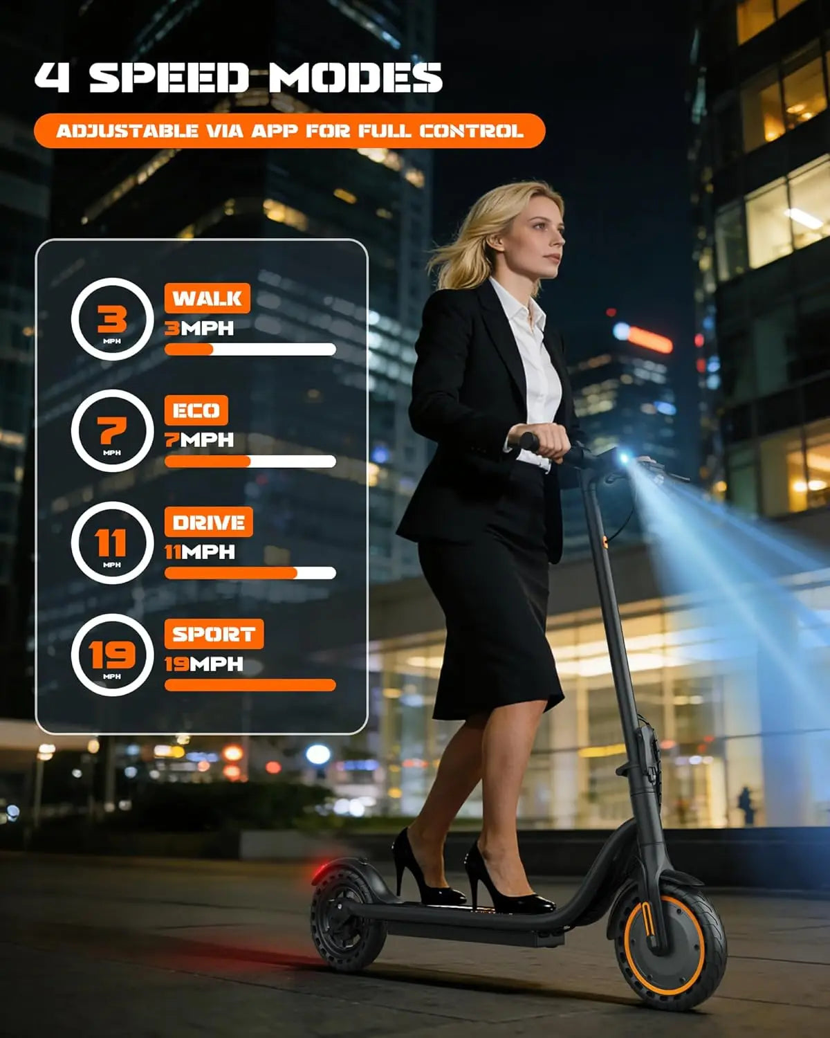 Maxshot Electric Scooter 350W Foldable With App Control