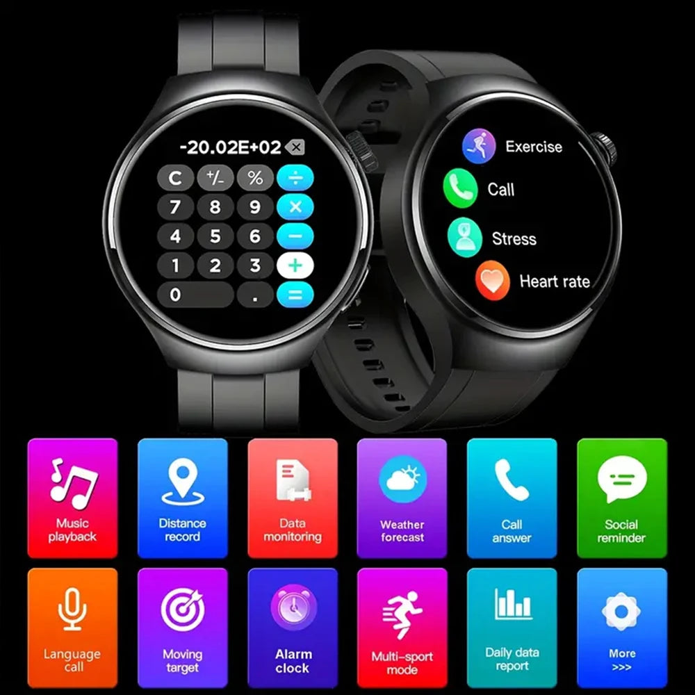 SENBONO Men's Smartwatch With Heart Rate, Blood Oxygen, Bluetooth Calling