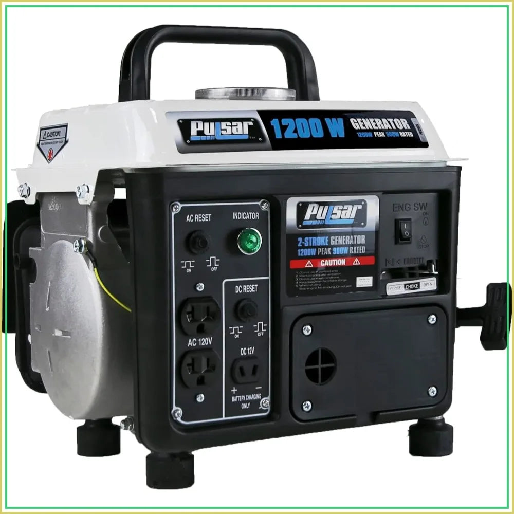 Portable 1200W Gas Generator 2 Stroke With 900 Watts