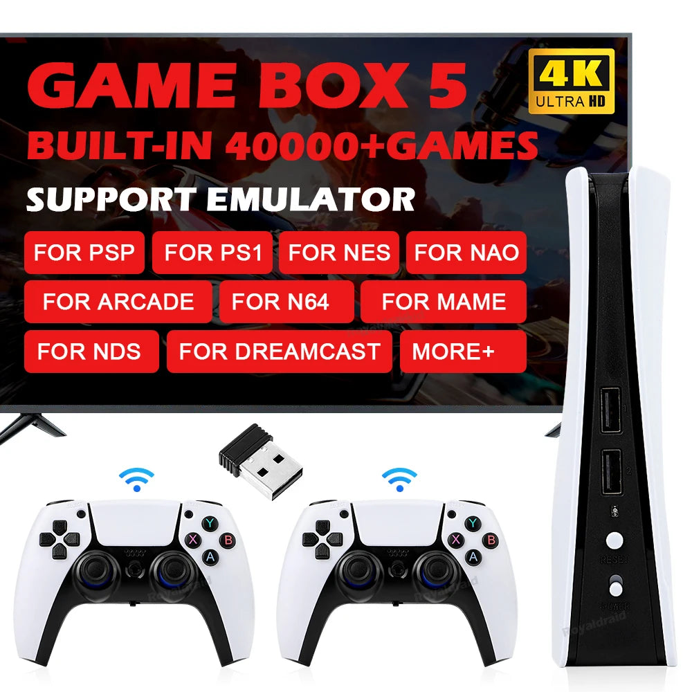 Ispoofer GB5 Retro Game Console With 40000 Built In Games