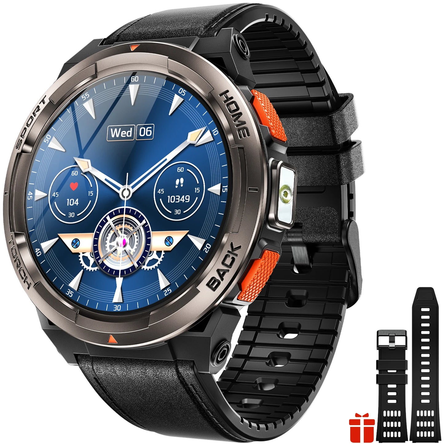 EIGIIS KE5 Smart Watch 3ATM Waterproof With Compass Altitude Barometer