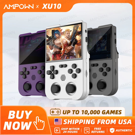 Ampown XU10 Handheld Console With Retro Games Linux