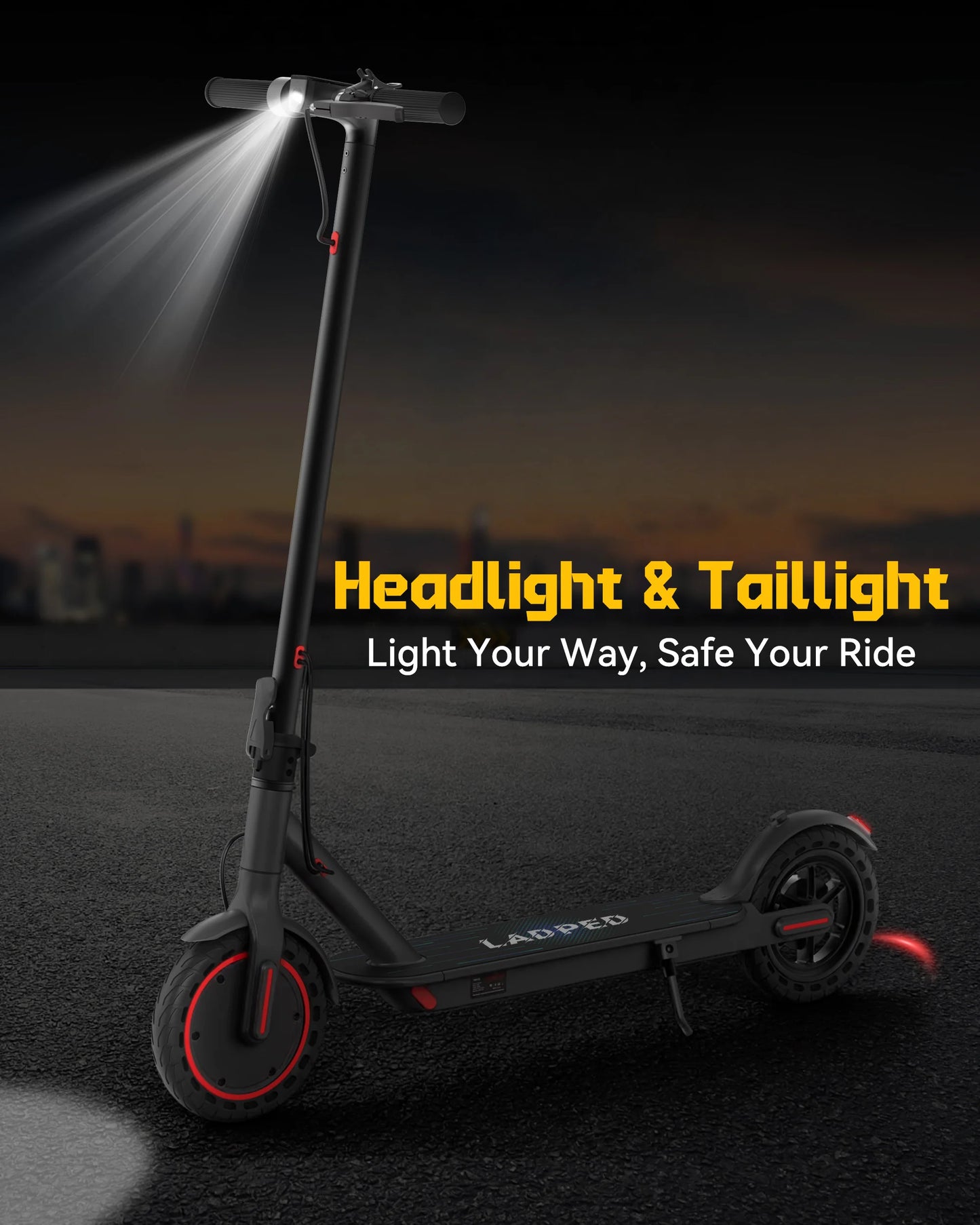 LADPED LP40 Electric Scooter 350W 19 MPH Smart App Control