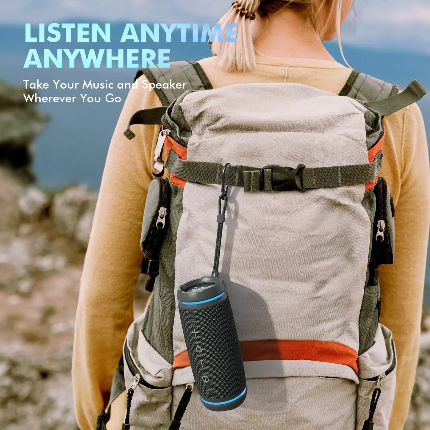 W-King BT226 Portable Bluetooth Speaker With 36W Bass