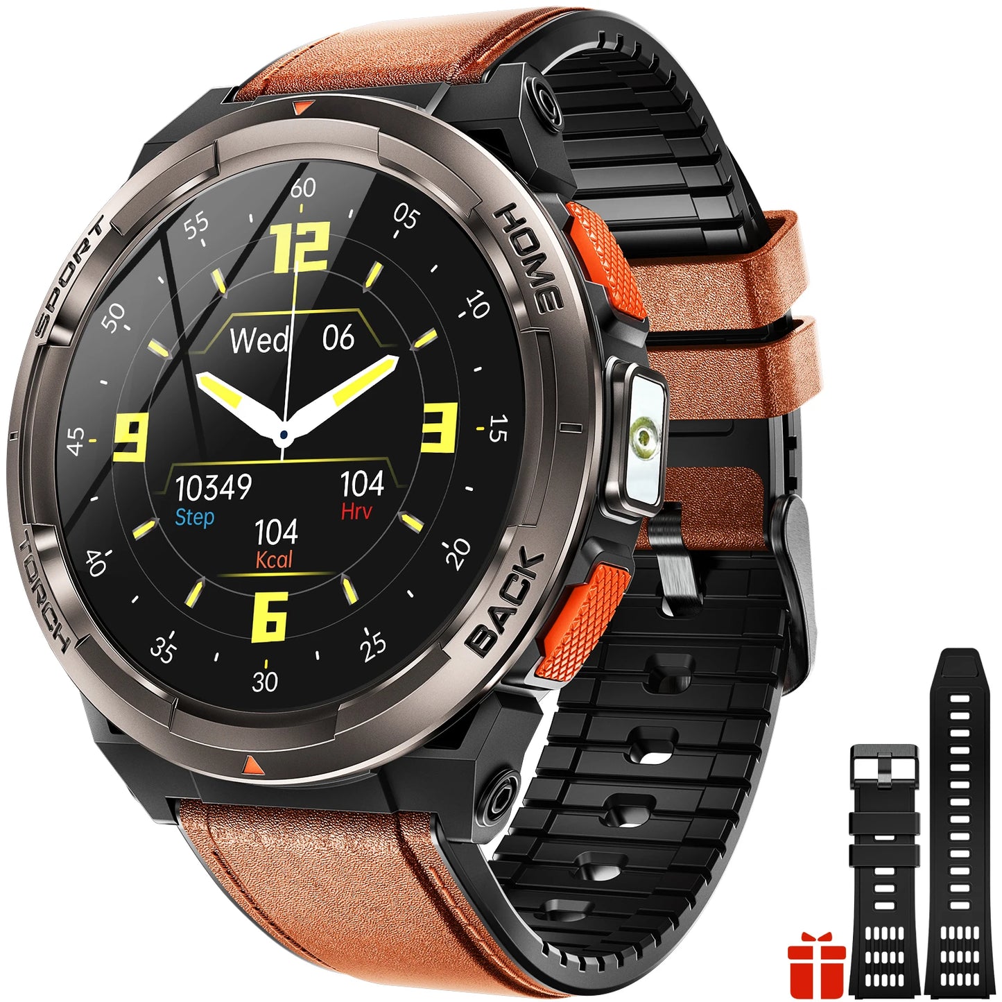 EIGIIS KE5 Smart Watch 3ATM Waterproof With Compass Altitude Barometer