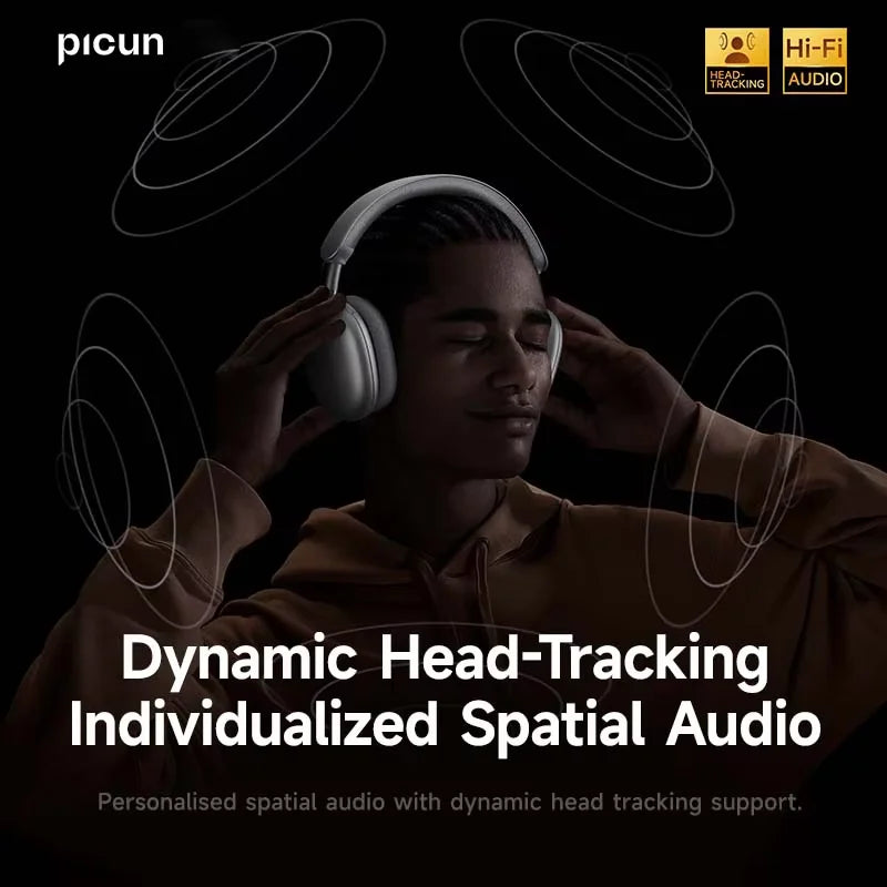 Picun F8 Pro ANC Wireless Headphones 3D Spatial Audio