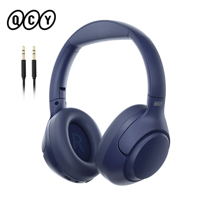 QCY H3 ANC Wireless Headphones Bluetooth Five Sixty Hour Battery