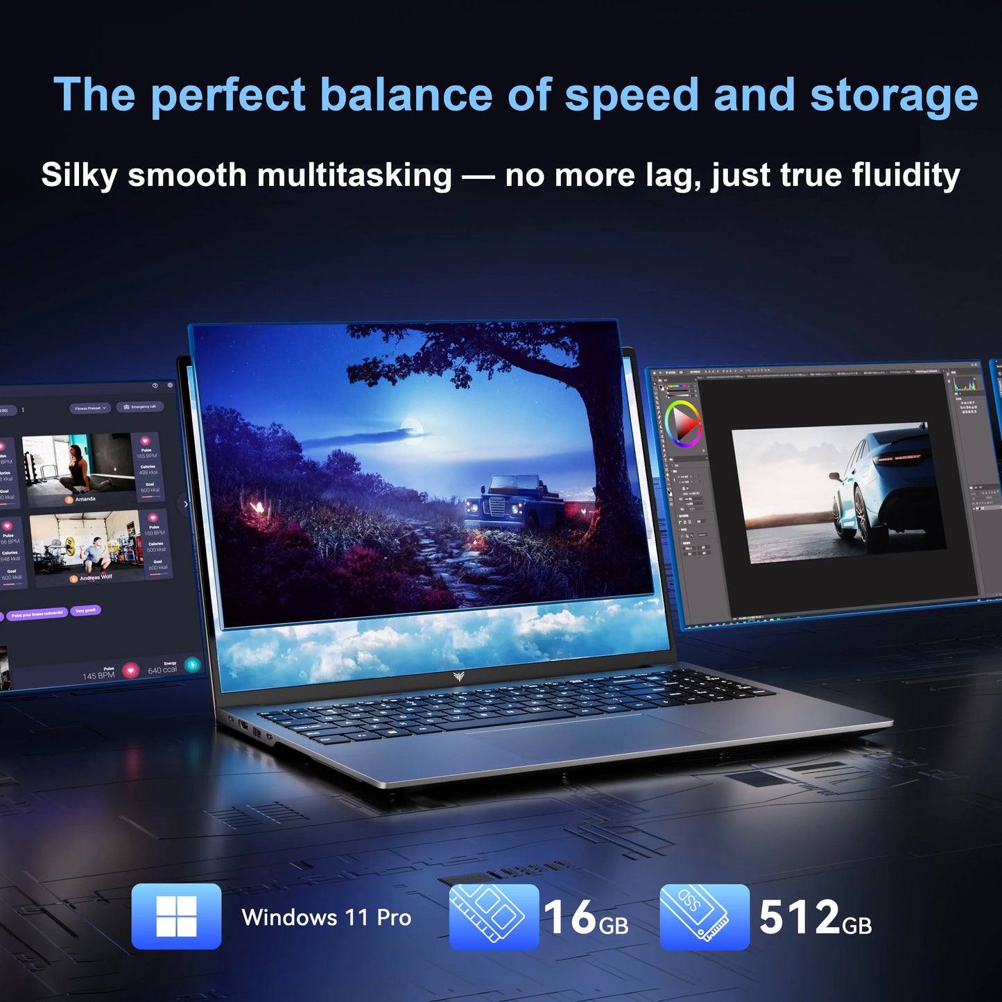 KAMRUI Ryzen 9 6900HX Gaming Laptop With Radeon 680M