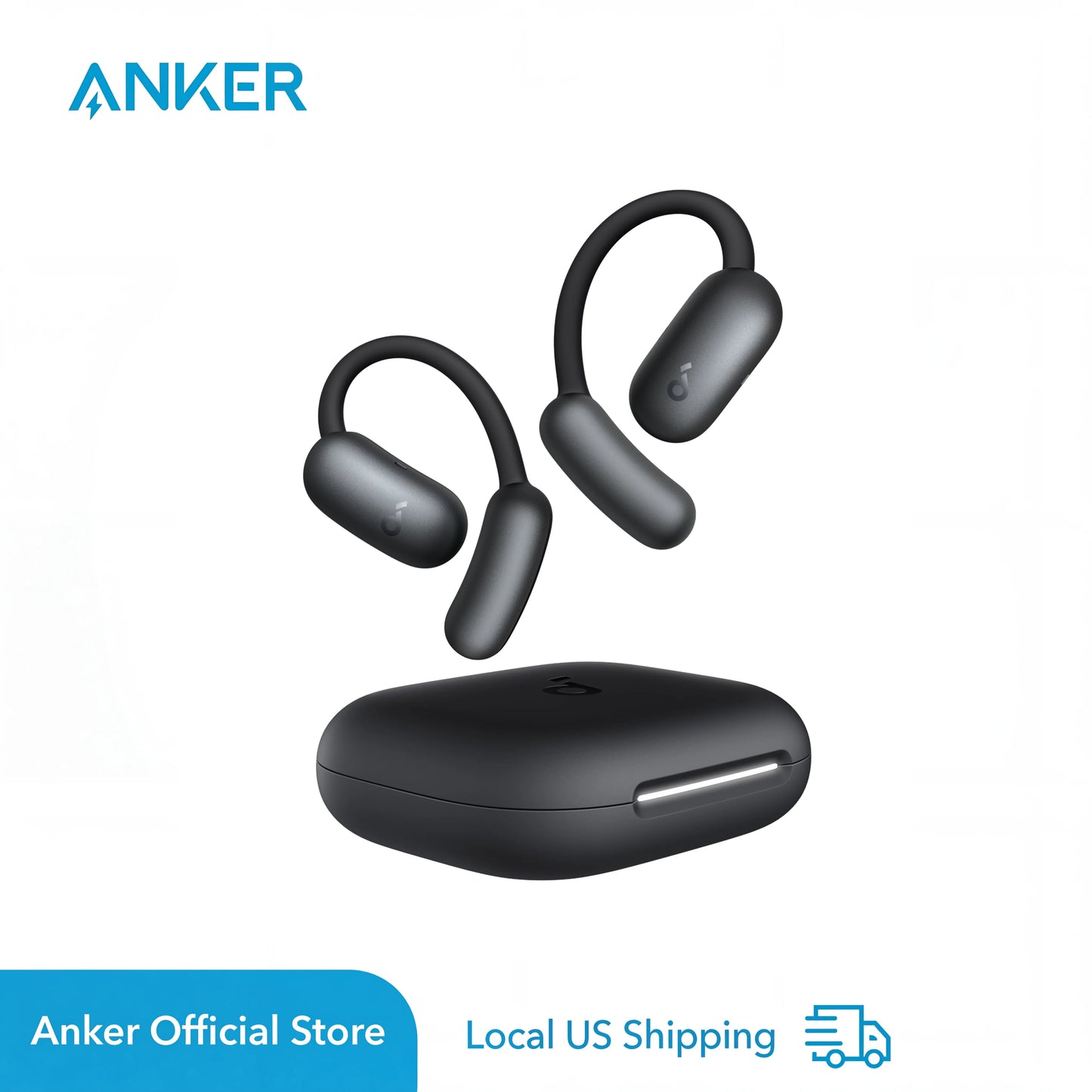 SoundCore AeroFit 2 Open Ear Headphones Real Time Translation Earbuds