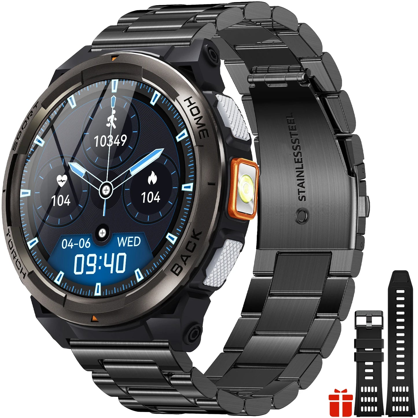EIGIIS KE5 Smart Watch 3ATM Waterproof With Compass Altitude Barometer