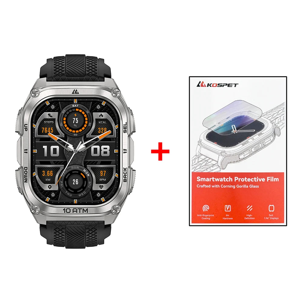 KOSPET Tank M4 Smartwatch 6 Satellite GPS And Offline Maps