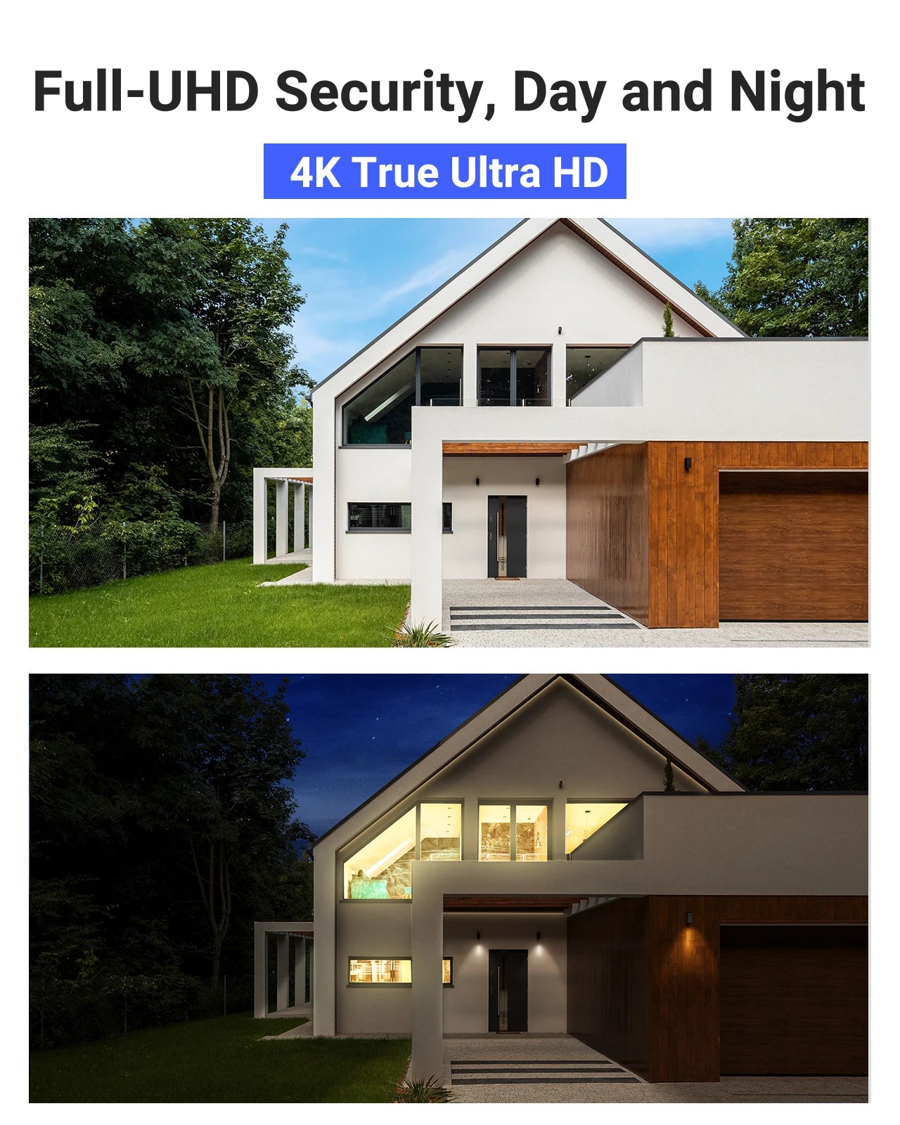 ANNKE 8MP IR Network Turret Camera 4K Strobe Light 2.8mm lens human vehicle ONVIF IP Camera Two-way audio Surveillance Security