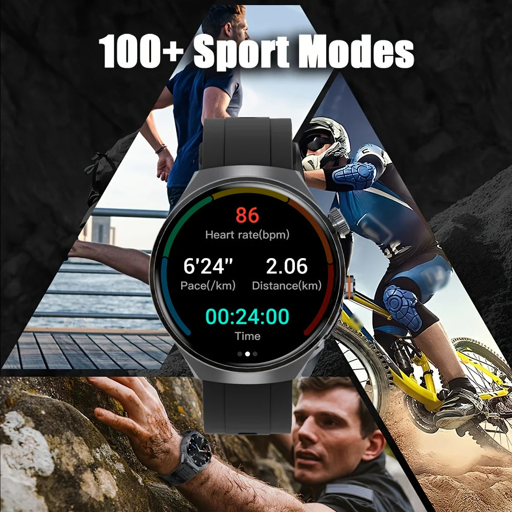 SENBONO Men's Smartwatch With Heart Rate, Blood Oxygen, Bluetooth Calling