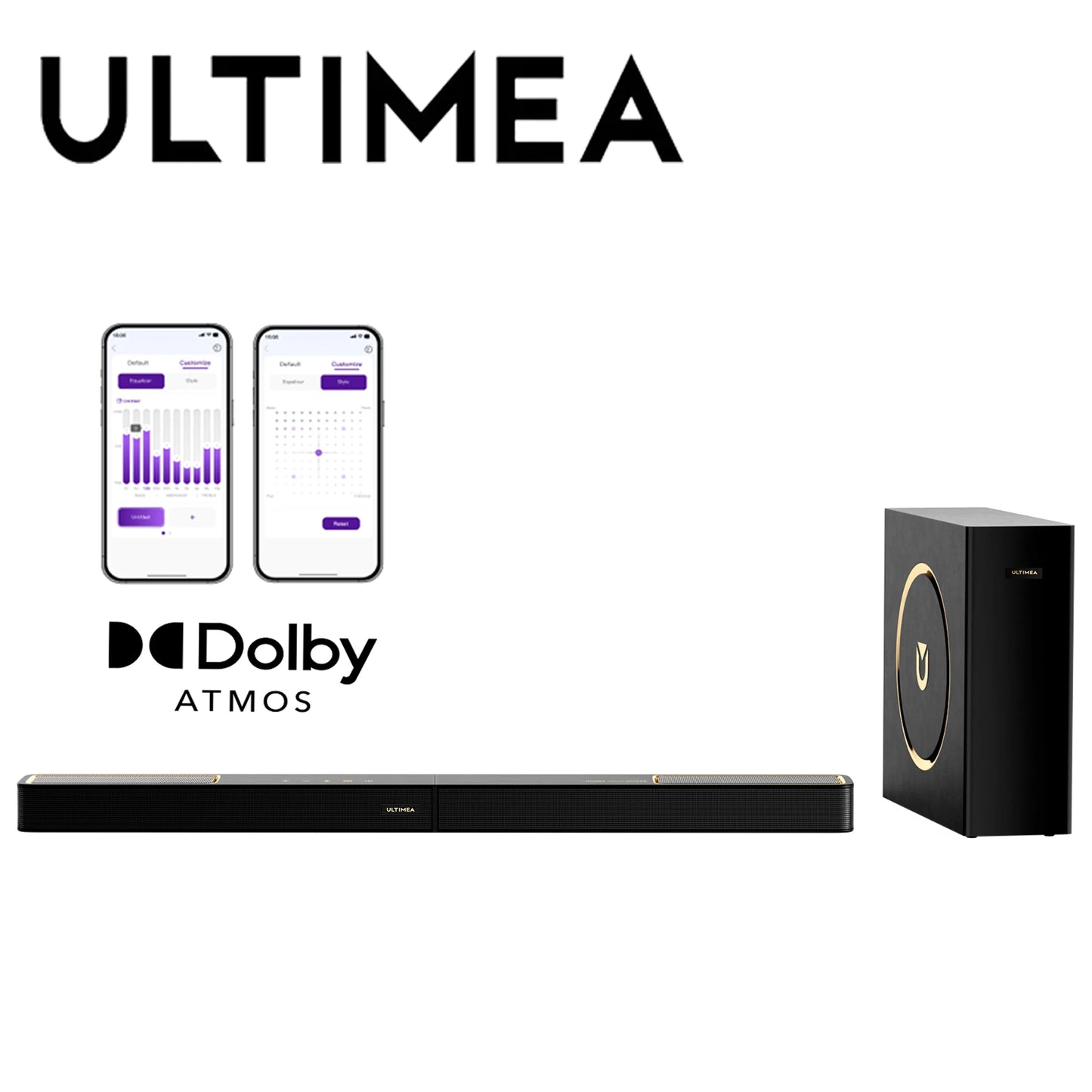 ULTIMEA Skywave F30 Dolby Atmos Soundbar 3.1.2ch With Subwoofer