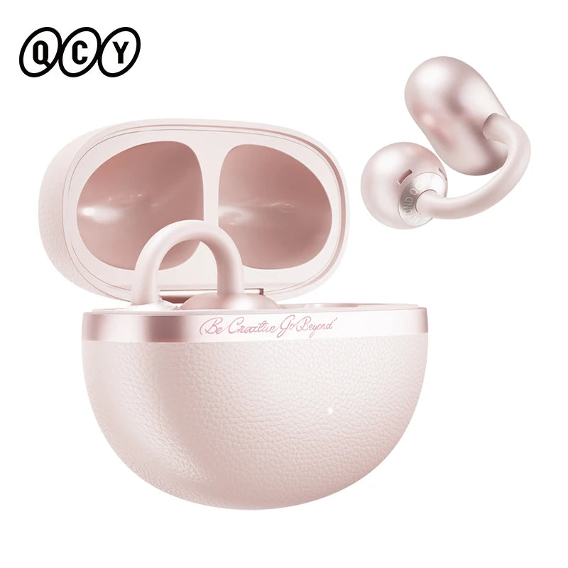 QCY CT06 Clip On Earbuds Open Ear Bluetooth Headphones
