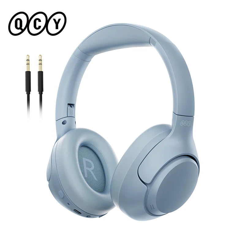 QCY H3 ANC Wireless Headphones Bluetooth Five Sixty Hour Battery