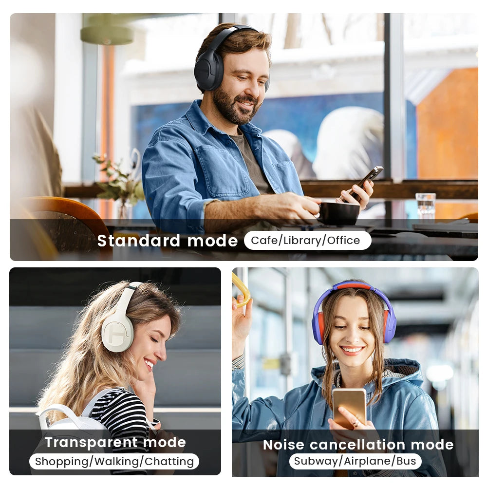 Haylou S35 ANC Wireless Bluetooth Headphones With Active Noise Cancellation