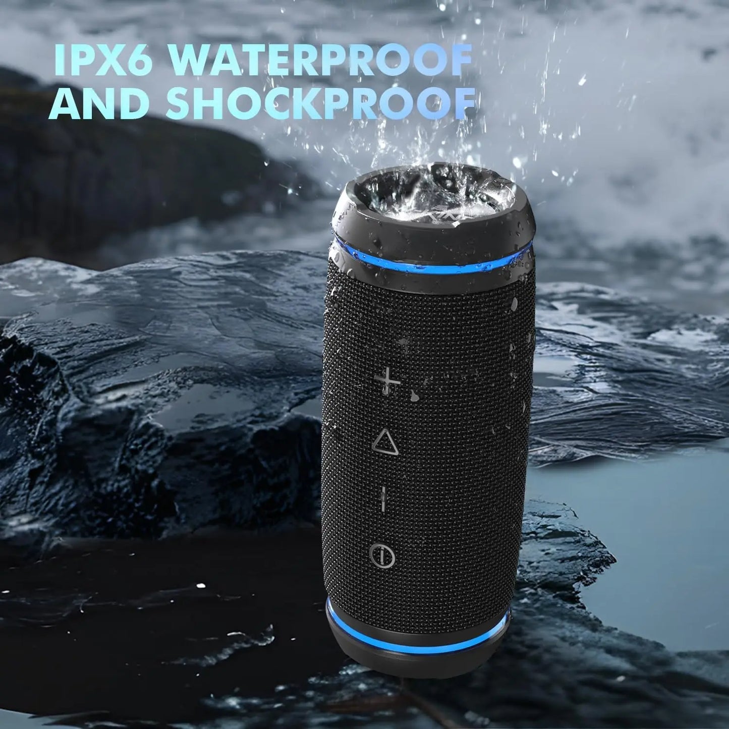 W-King BT226 Portable Bluetooth Speaker With 36W Bass