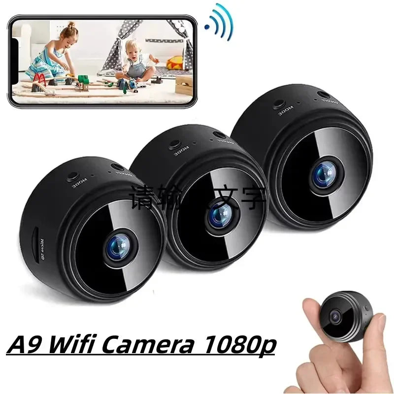 OLOEY A9 Mini WiFi Camera 720p Night Vision Security Cam