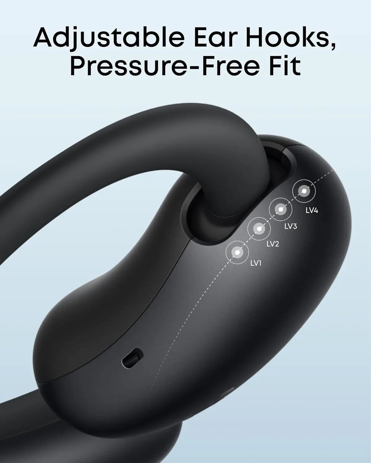 SoundCore AeroFit 2 Open Ear Headphones Real Time Translation Earbuds