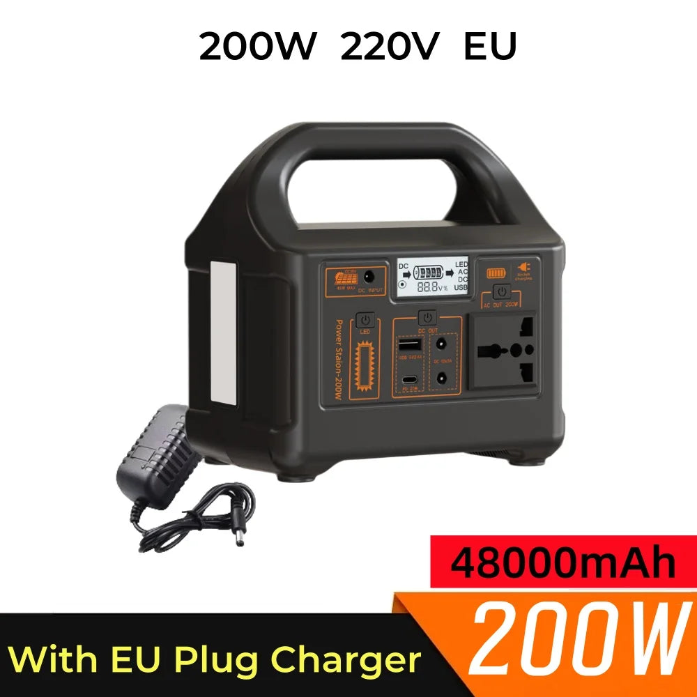 Jsdsolar Portable Solar Power Station Generator 300W 500W LiFePO4 Battery