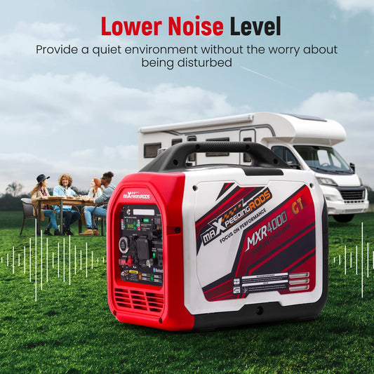 Maxpeedingrods 4KW Portable Dual Fuel Inverter Generator Bluetooth LPG