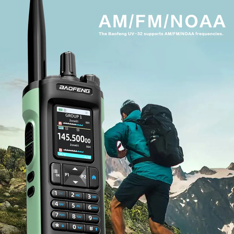 BAOFENG DM32 Walkie Talkie DMR GPS 10W